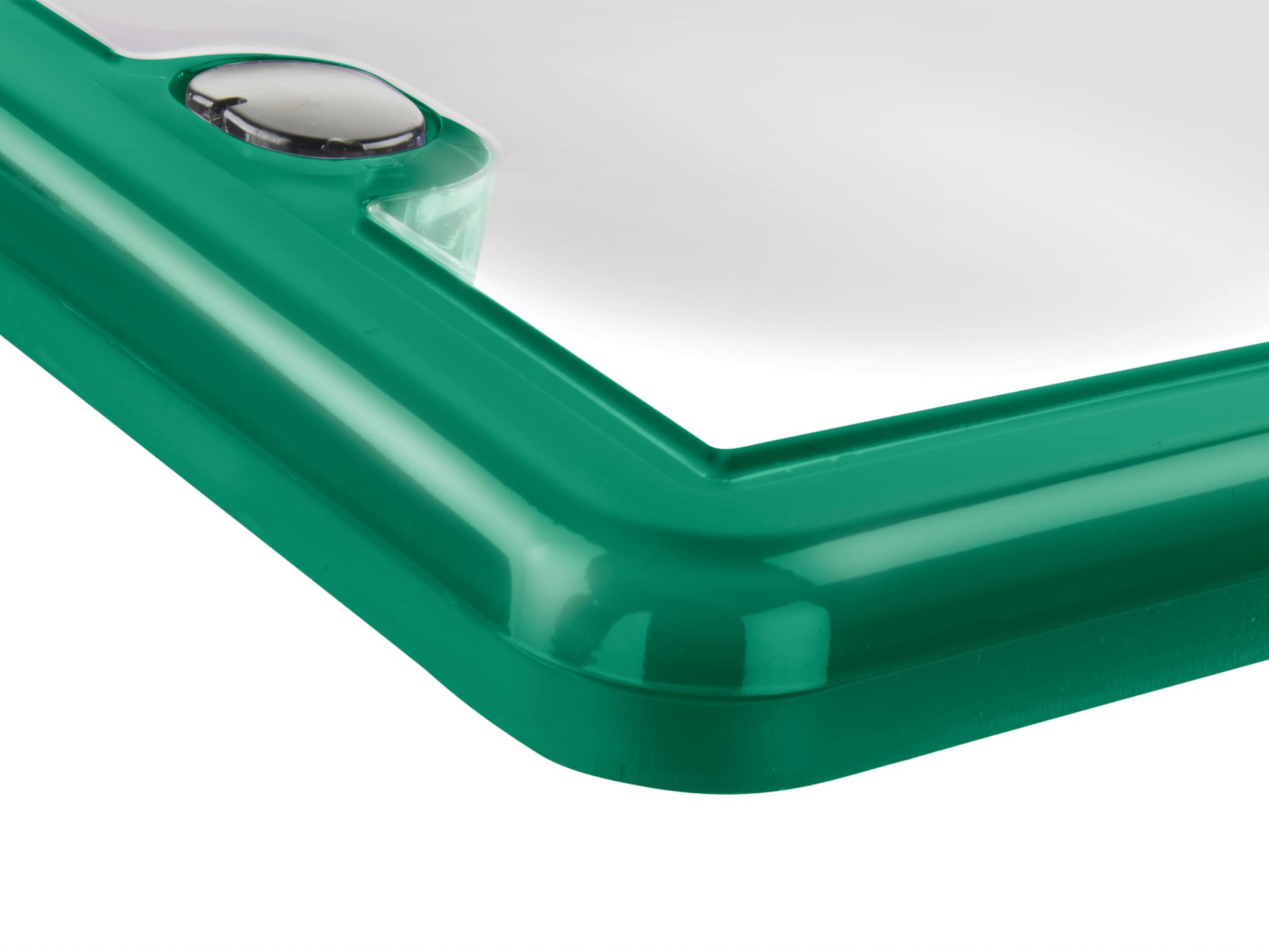Weathertech Clearcover License Plate Cover And Frame, Green