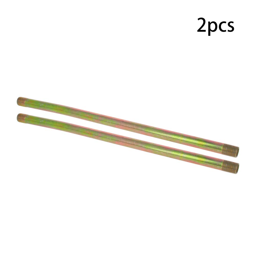 Utoolmart 1/8 Inches Npt 230Mm Length 10Mm Pipe Diameter Grease Fitting Standard Grease Metal Extension Tubes 2Pcs