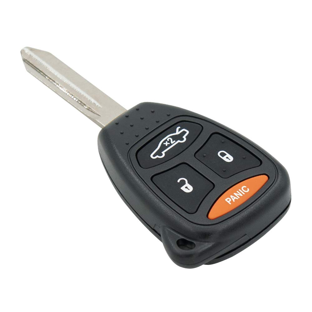 Keyless2Go Replacement For Keyless Remote Head Key Fob 4 Button Kobdt04A And Oht692427Aa (2 Pack)