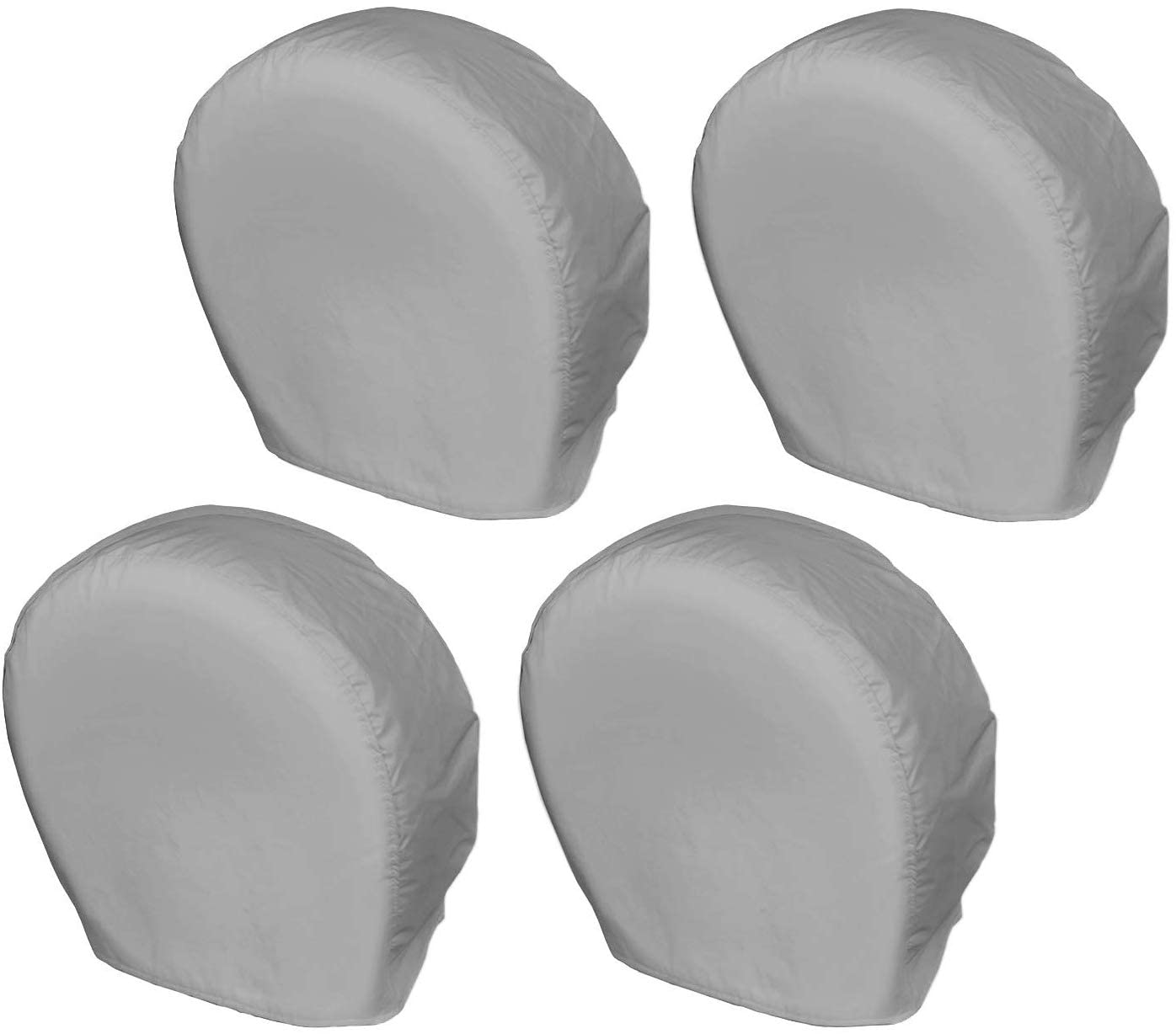 Explore Land Tire Covers 4 Pack - Tough Tire Wheel Protector For Truck, Suv, Trailer, Camper, Rv - Universal Fits Tire Diameters 32-34.75 Inches, Charcoal