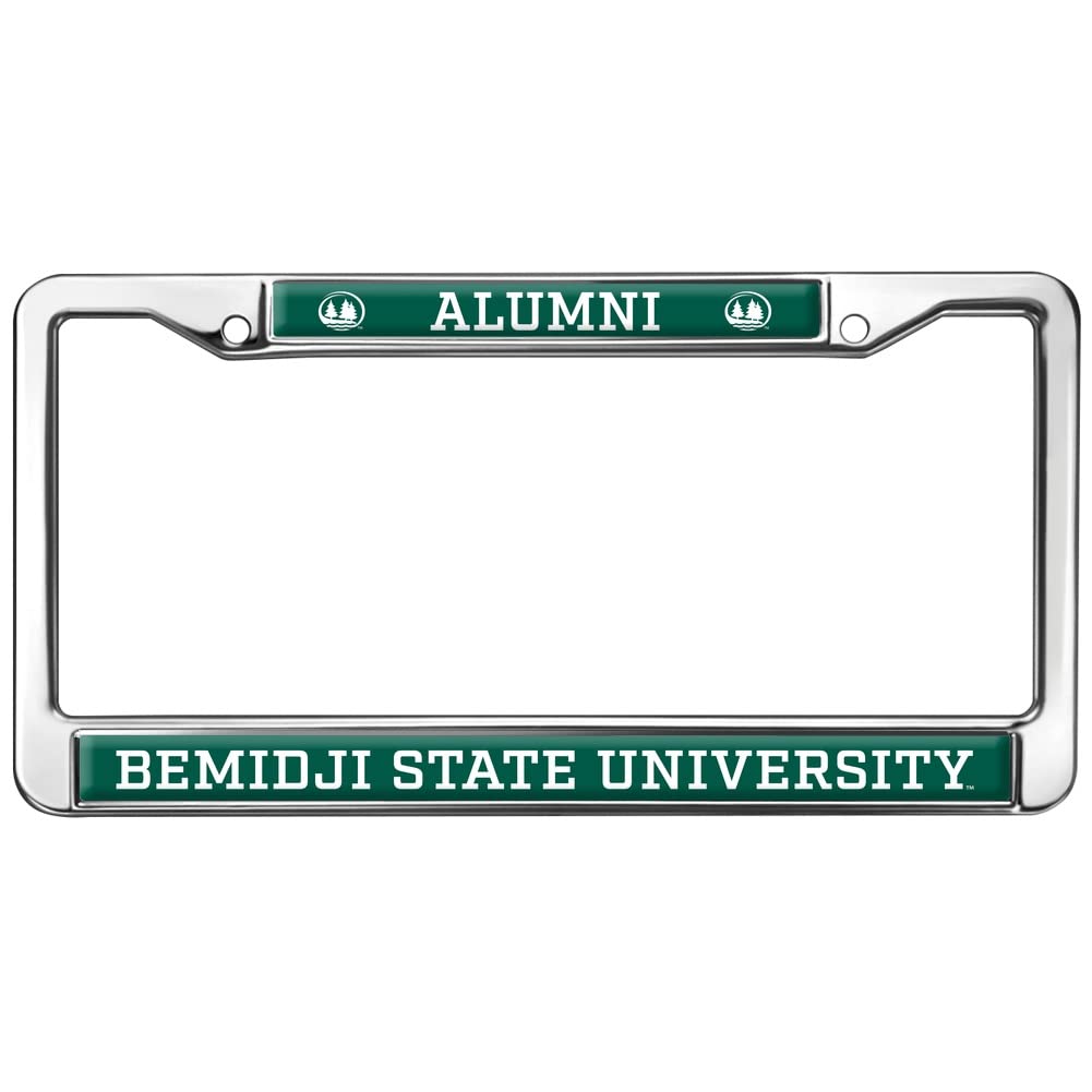 Bemidji State University Alumni Logo Full Size Standard License Plate Metal Frame