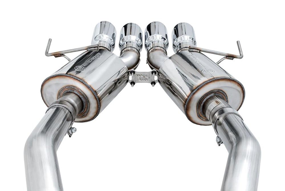 Awe Tuning 14-19 Chevy Corvette C7 Z06/Zr1 (W/O Afm) Touring Edition Axle-Back Exhaust W/Chrome Tips - 3015-42133