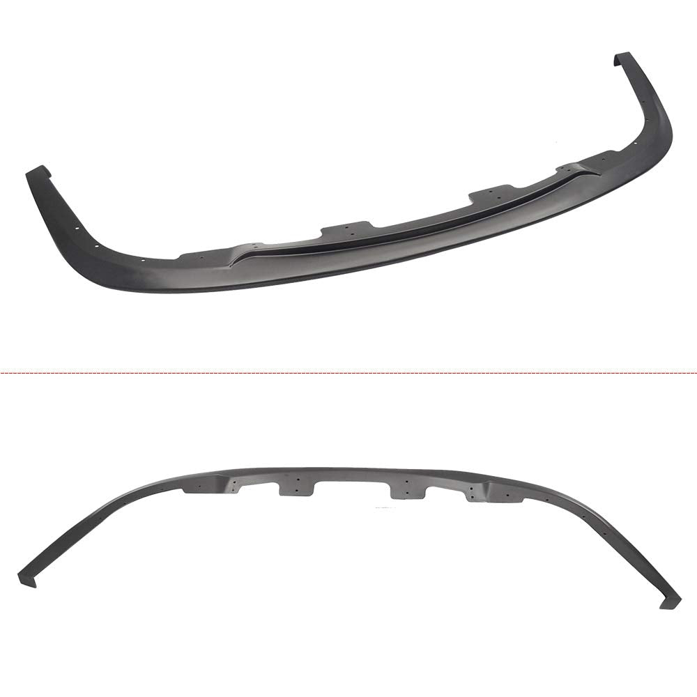 IKON MOTORSPORTS Front Bumper Lip for 2006-2007 Subaru Impreza WRX Sedan & Wagon, STI Style, Unpainted Black Polypropylene
