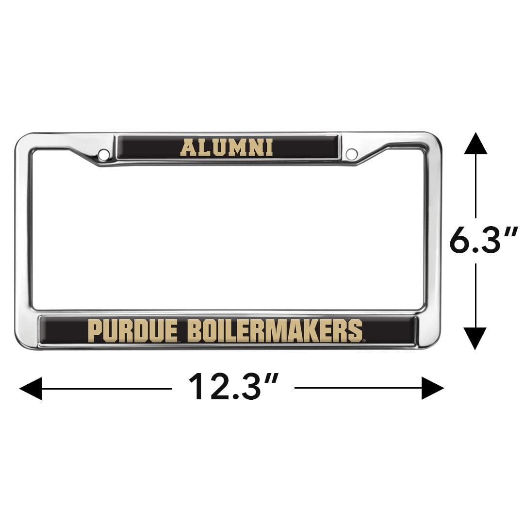 Purdue University Alumni Logo Full Size Standard License Plate Metal Frame