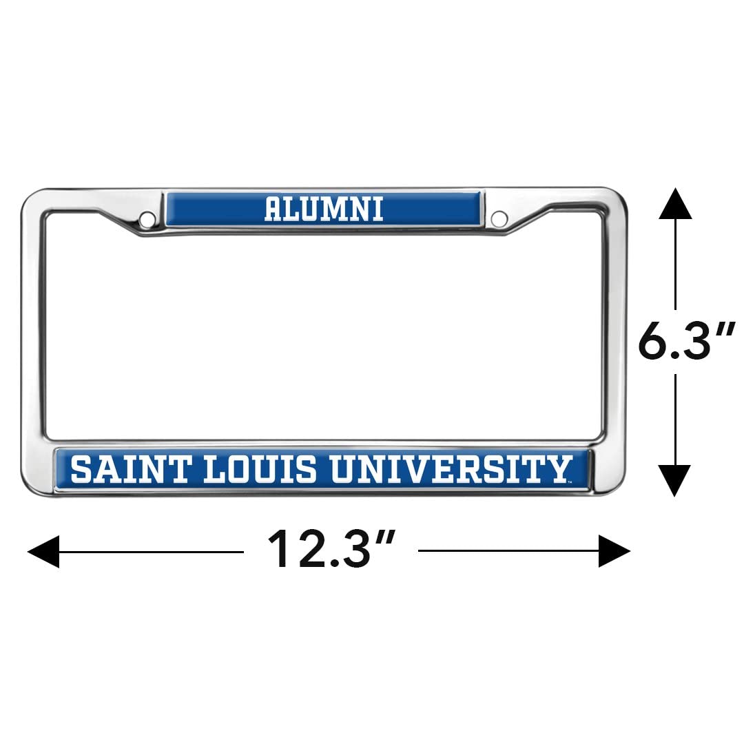 GRAPHICS & MORE Metal License Plate Frame - Saint Louis University Alumni - Full Size, One Size