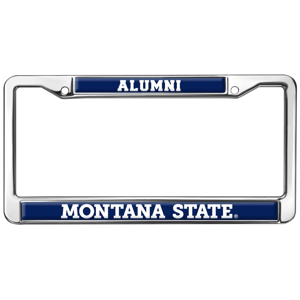 Montana State University Alumni Logo Full Size Standard License Plate Metal Frame