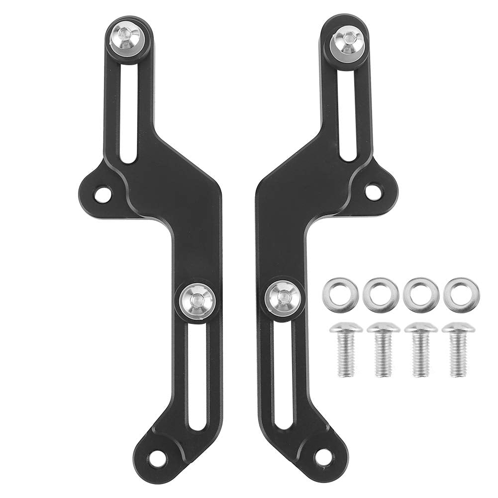 Acouto for cb500x adjusters, Motorcycle Adjusters Fit for CB500X 2013-2016 Windscreen Adjusters Bracket Kit CNC Aluminum Alloy 1