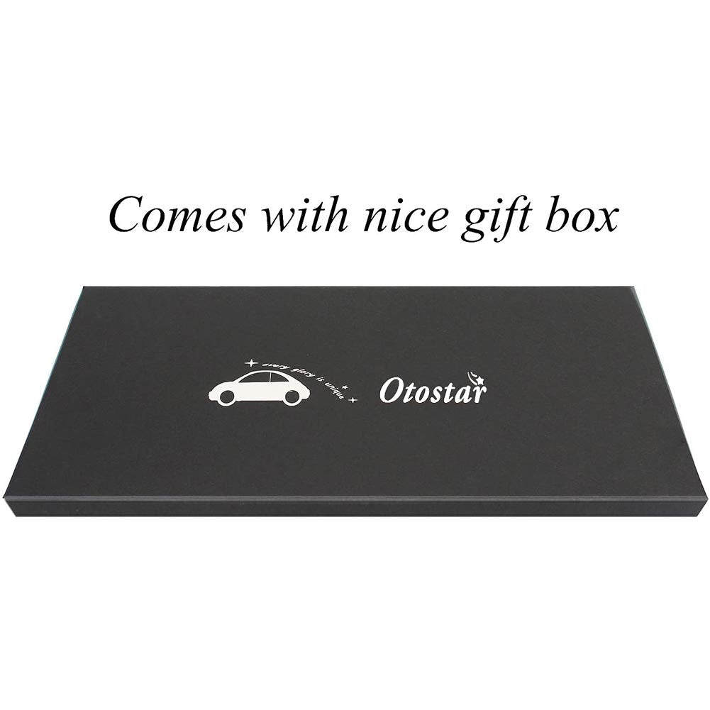Otostar 7 Row Pure Handmade Waterproof Bling Bling Rhinestones Stainless Steel Metal License Plate Frame With 2 Holes With Match