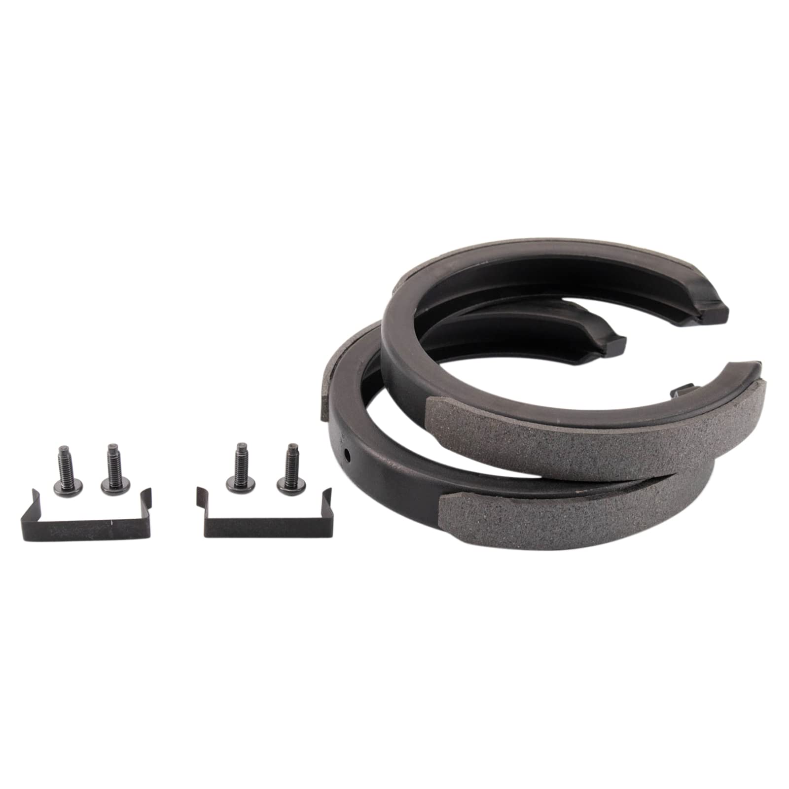 Trq Rear Brake Pad & Rotor Kit Brake Pads Brake Rotor Parking Brake Shoe Set Ceramic Compatible With 2005-2008 Cadillac Sts