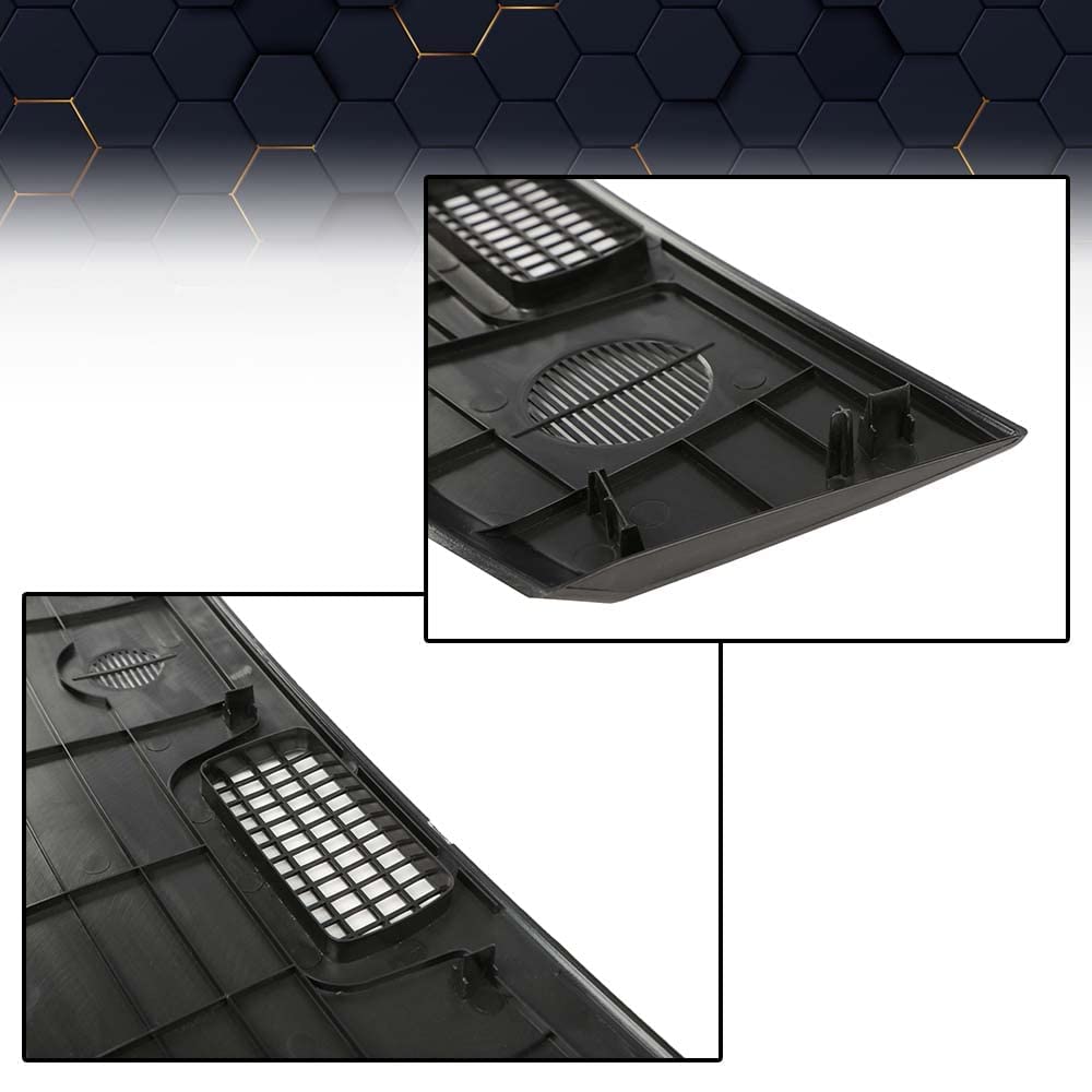 PIT66 Truck Dashboard Panel for Dodge RAM 1500/2500/3500 (2002-2005) - Black ABS Plastic