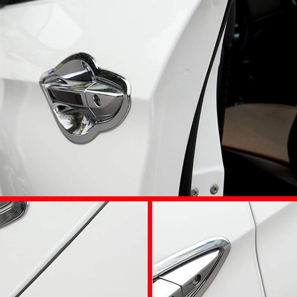 ESUPPORT 16ft U Shape Car Door Moulding Rubber Scratch Protector Strip Edge Guard Trim Seal - White, Model CXDSF5A