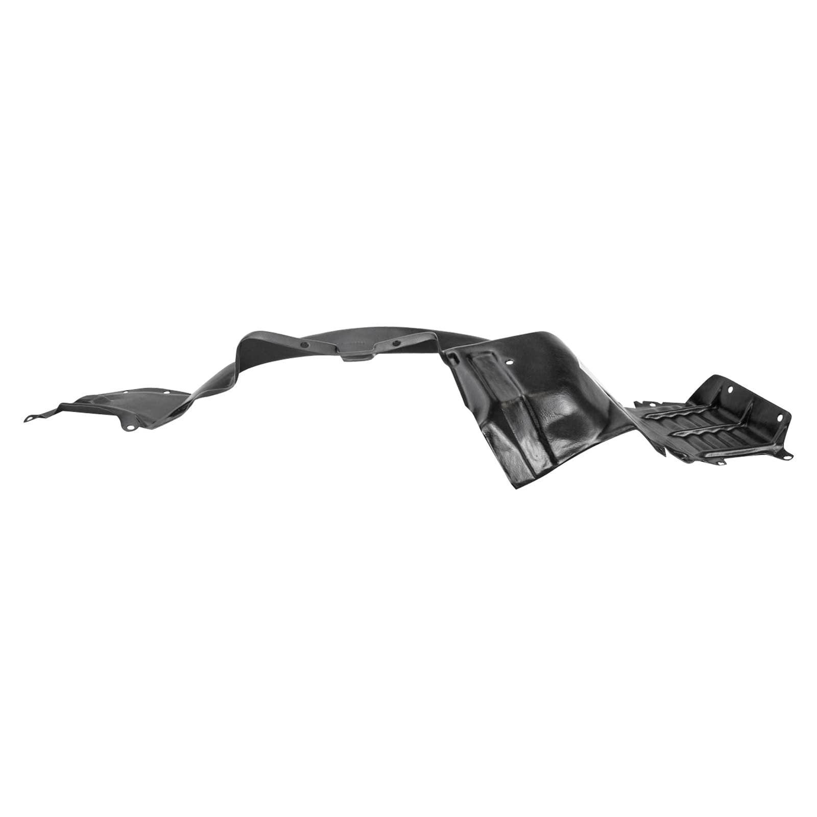 Trq Inner Fender Liner Set Compatible With 2002-2003 Mitsubishi Lancer Mi1248106 Mi1249106 Mi1251105