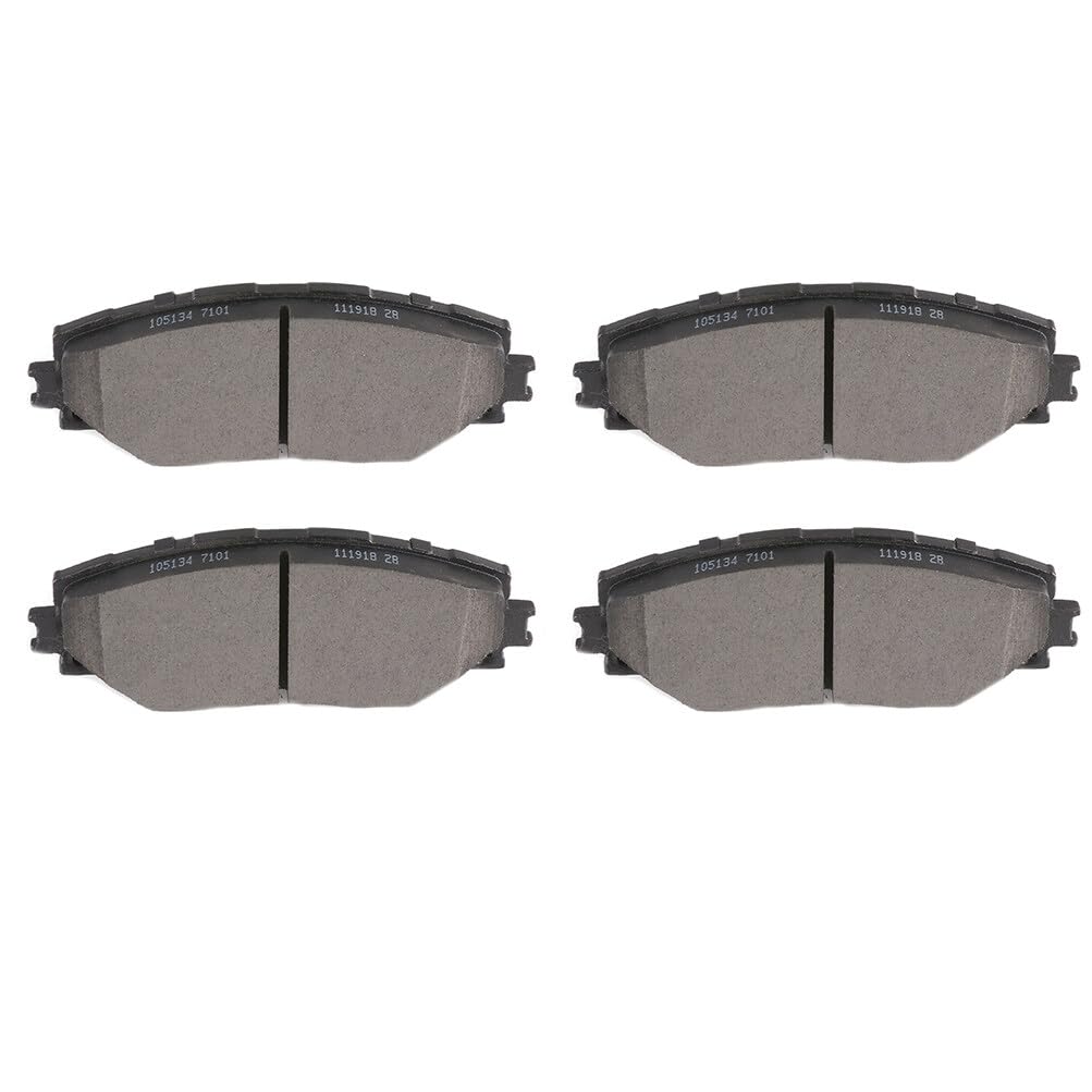 Cciyu D1211 Front Ceramic Disc Brake Pads Kit For Pontiac Vibe 09-10,For Scion Im 16,For Scion Tc 11-16,For Toyota Corolla Im 17