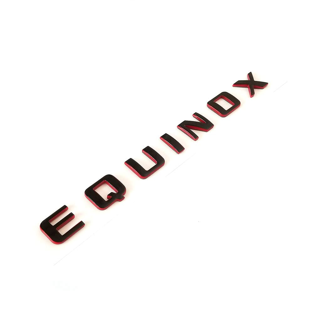 Yoaoo 2X Oem Chrome Equinox Nameplate Letter Emblems Badges Glossy For Equinox 23299758