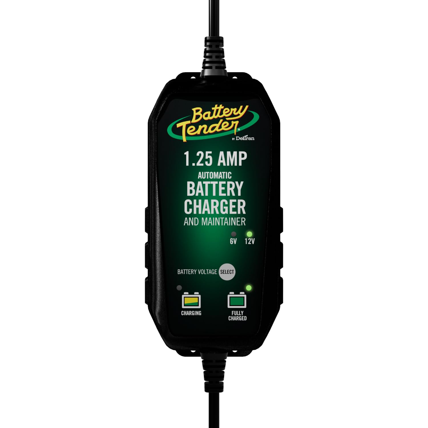 Battery Tender Plus 12V Battery Charger And Maintainer: Selectable 6V, 1.25 Amp, 12V Battery Charger And Maintainer For Powerspo