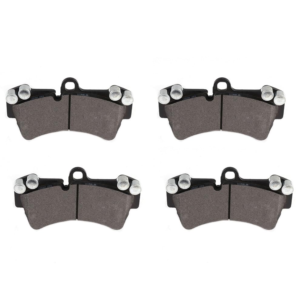 Cciyu D1014 Front Semi-Metallic Disc Brake Pads Kit For Audi Q7 2007-2015,For Porsche Cayenne 2003-2006 2008-2010,For Volkswagen