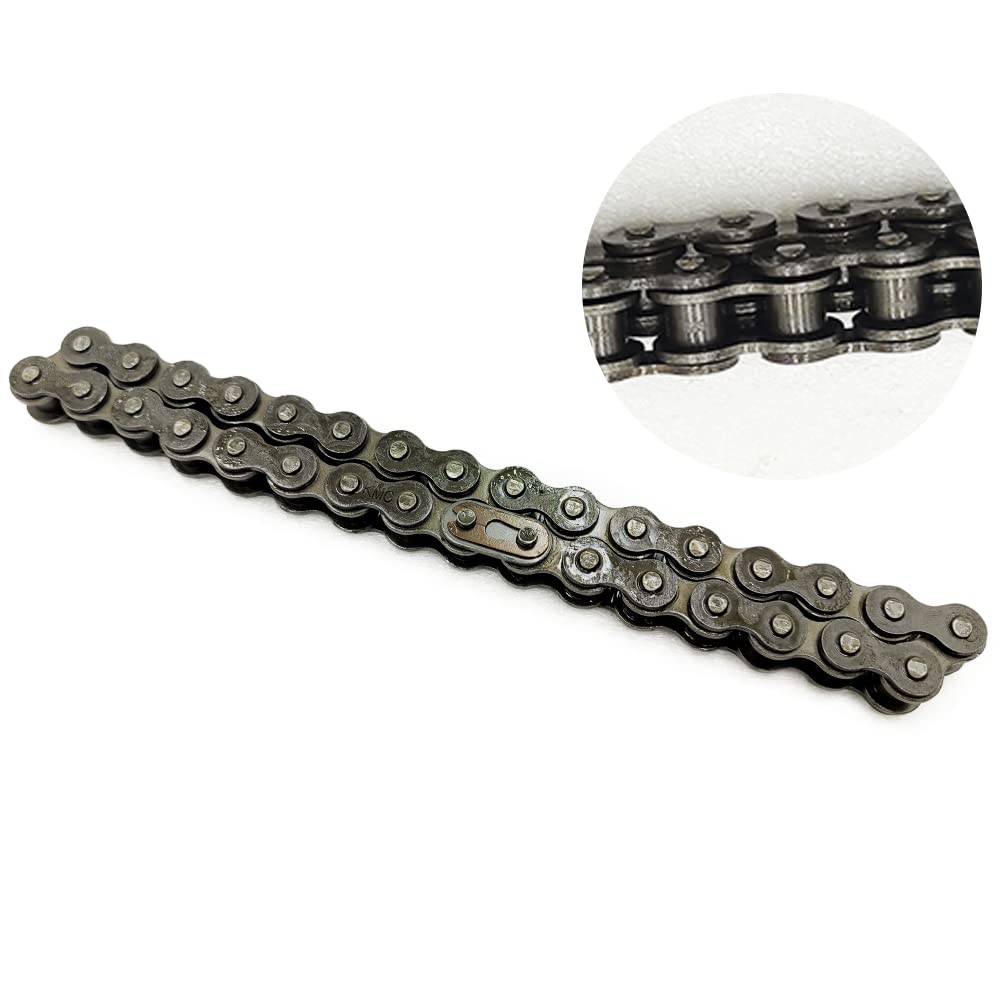 QYMOTO KT196 Go Kart Drive Chain - 420 Chain, 32 Links, Model 25320-400001-0000 for Coleman 196cc Jackshaft