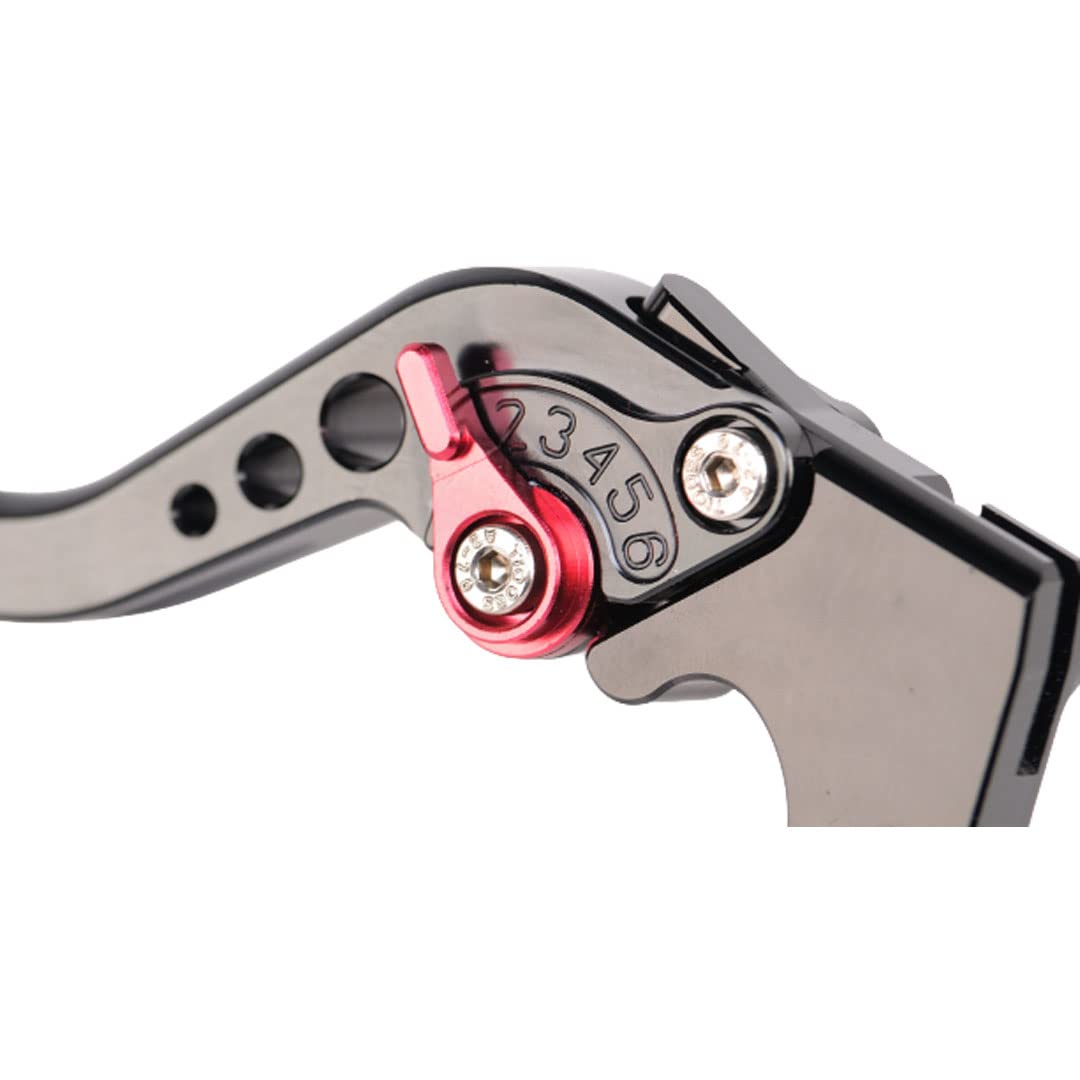 RIDE IT FOREVER Short Brake Clutch Levers, Aluminum, Black, CBR500R/CB500F/X 2013-2021, GROM 2014-2024,