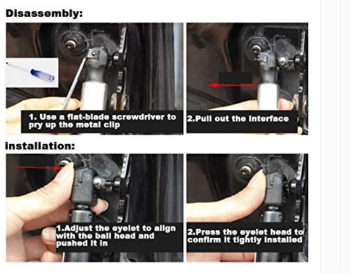 Beneges 2Pcs Liftgate Lift Struts Compatible With 2003-2014 Volvo Xc90 Rear Hatch Trunk Tailgate Gas Spring Supports Shocks Damp