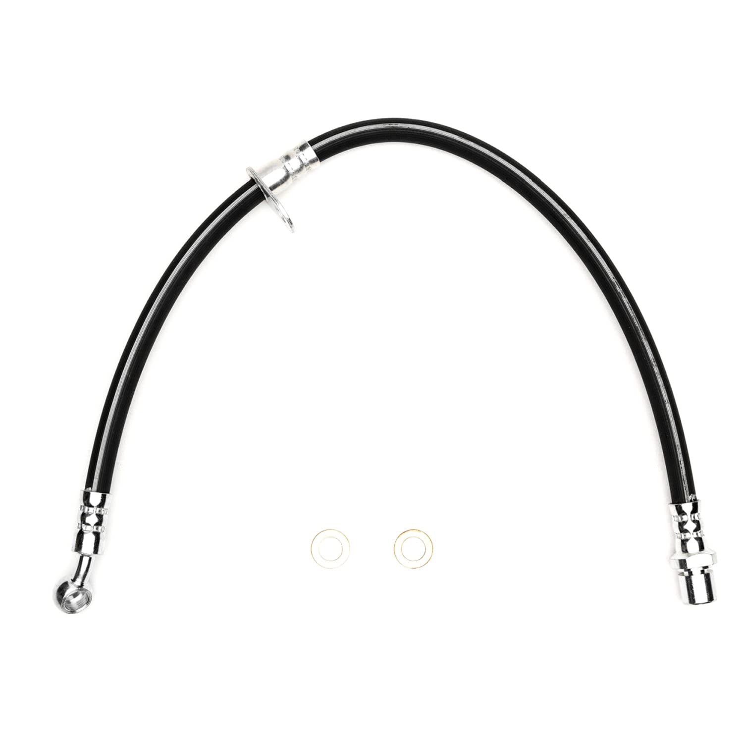Dynamic Friction Company Front Left Brake Line Hose 350-13042 For 2013-2017 Subaru WRX STI, 2013-2019 Subaru WRX