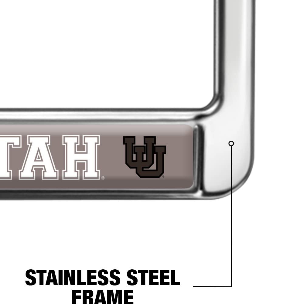 University of Utah Naval Alumni Full Size Standard License Plate Metal Frame