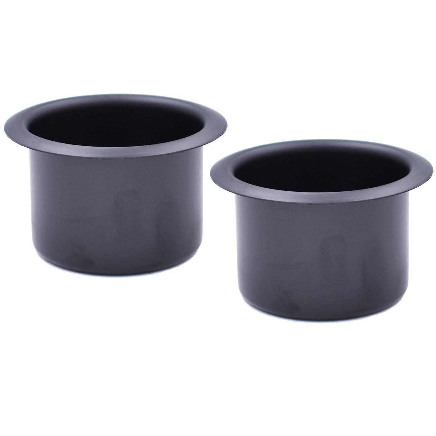 2Pcs Metal Sofa Recliner-Handles Cup Holder Insert Replacement Drink Can Holder For Sofa Boat Rv Couch Car Truck Poker Table, Black