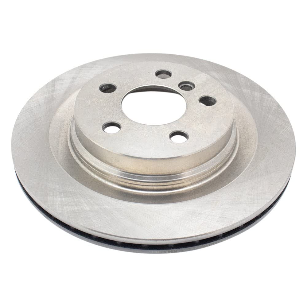 Trq Rear Brake Rotors Set Vented Compatible With 2016-2019 Bmw X1 2018-2020 X2 2017-2019 Mini Cooper Clubman 2018-2019 Cooper Co