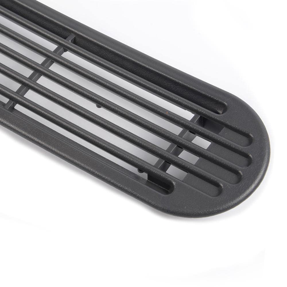 Pit66 Gray Graphite Dash Defrost Vent Cover Grille Panel Compatible With 1998-2005 Chevy S10 Replacement For Gmc Oldsmobile Suv