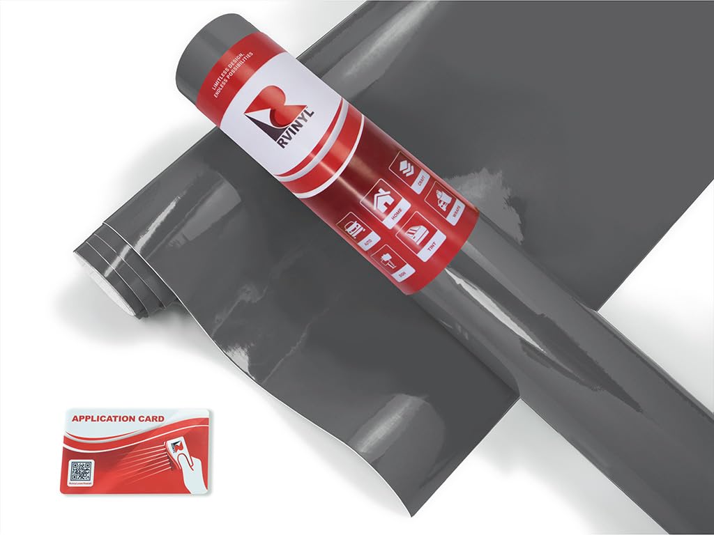 Avery Dennison Sw900 821-O Gloss Rock Gray Supreme Wrapping Film Vinyl Vehicle Car Wrap Sheet Roll - (36'' X 60'')