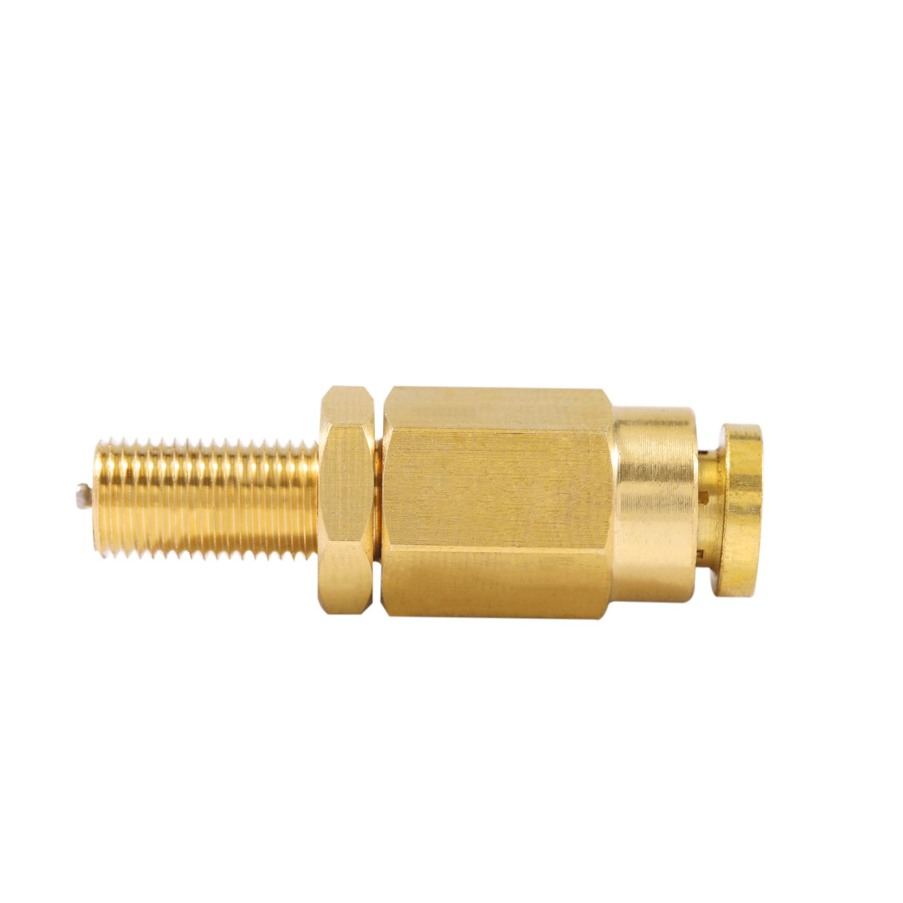 Breezliy 1/4" Inflation Schrader Valve - Brass Push to Connect for Air Line Tubing, 2PCS, Model 3d2813d3-0516-49