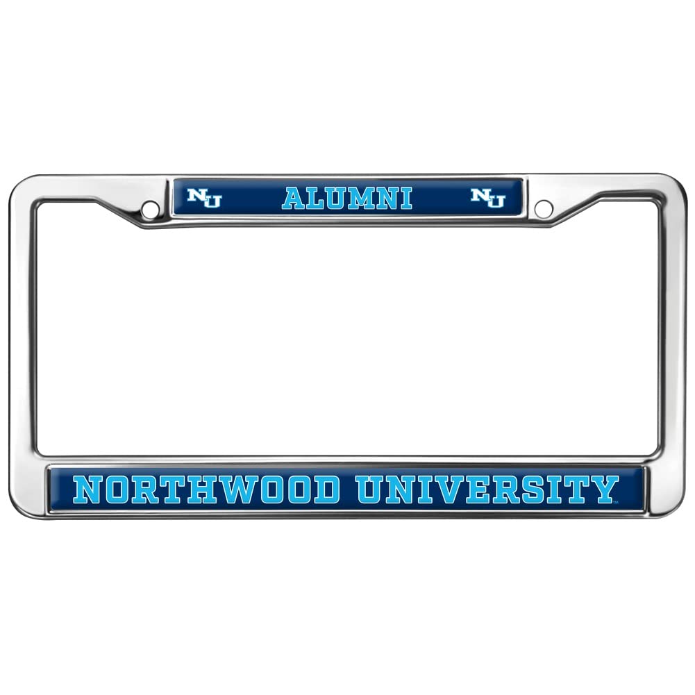 Northwood University Alumni Logo Full Size Standard License Plate Metal Frame