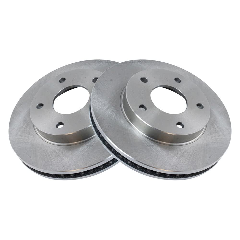 Trq Front Brake Rotors Set Vented Compatible With 1997-2005 Chevrolet Blazer 1998-2004 S10 1997-2001 Gmc Jimmy Sonoma 1998-2000