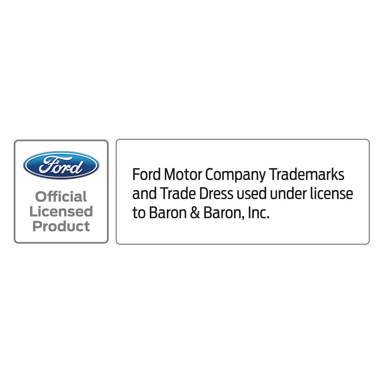 Ford F150 Metal License Plate Frame - Contoured Edge