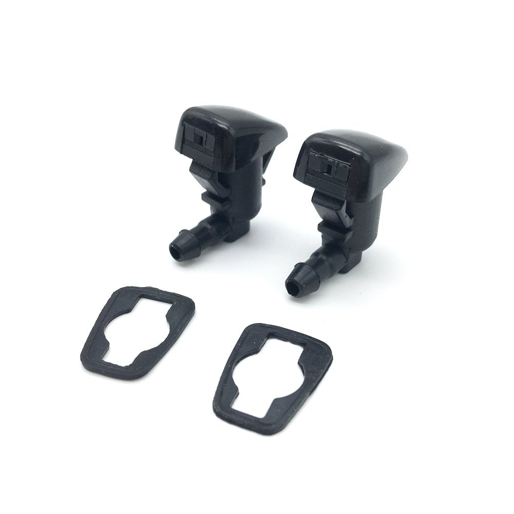 Ensun 2x Front Hood Windshield Washer Nozzle Water Sprayer Jet replacement for 2008-2011 Ford Focus, 2007-2010 Ford Edge, 2007-2