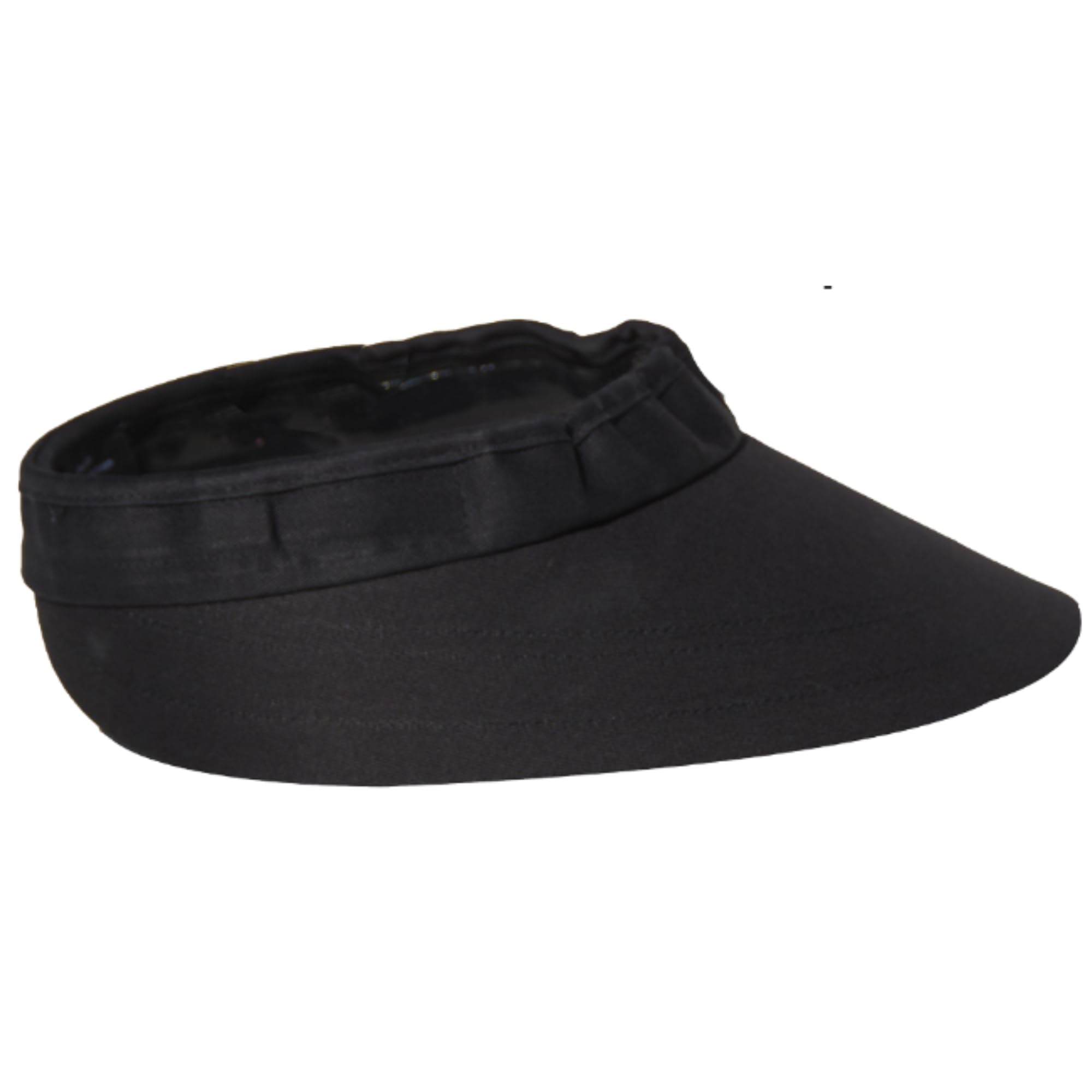 Equivisor Original 4.5” Sun Visor | Helmet Sun Protection Visor With Patented Gripper System | One Size Fits All | Ideal For Horseback Riding, Biking, Golfing | Mens And Womens Visor Hat | Black