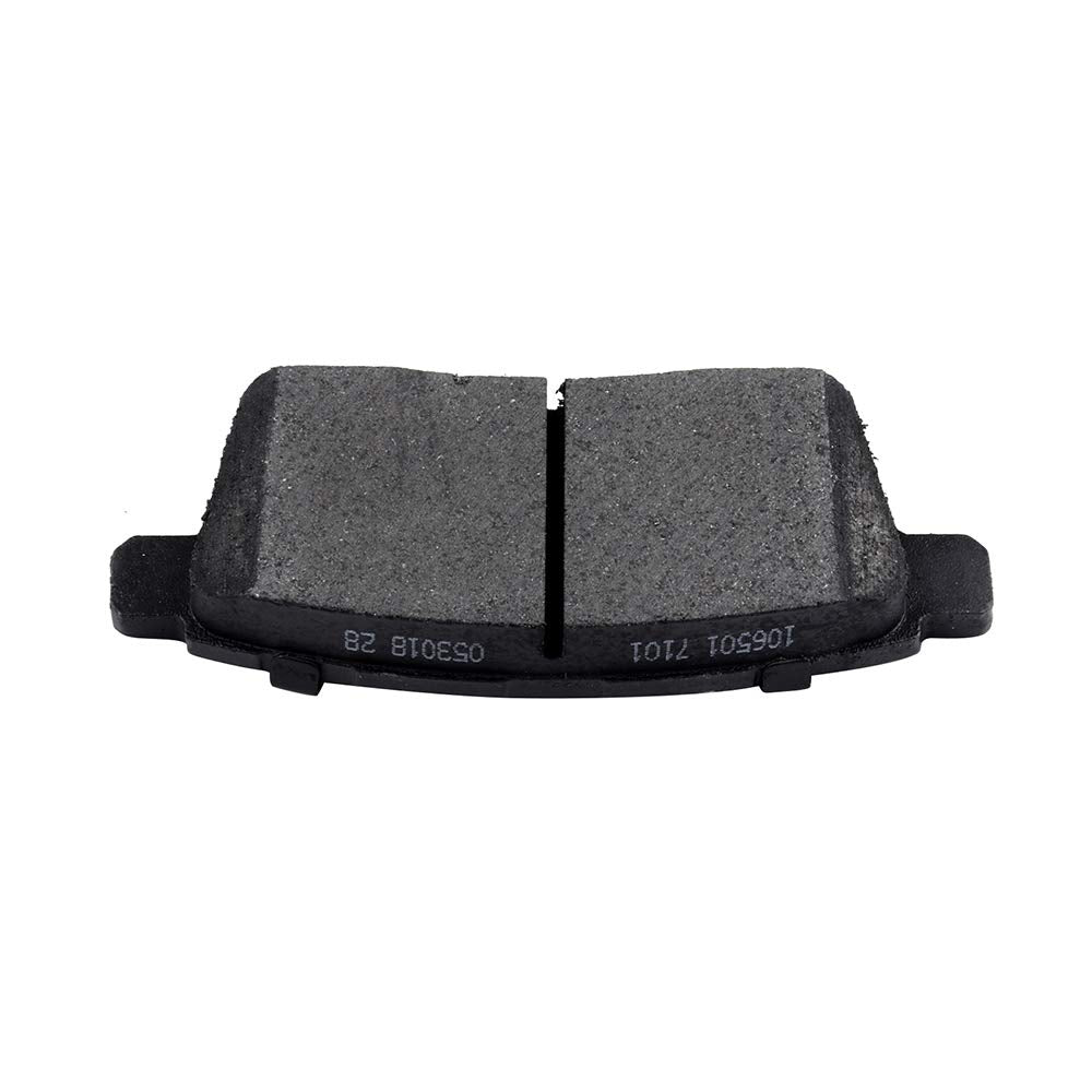 Cciyu D1259 Ceramic Rear Brake Pad Set Fit For 2007-2010 For Ford Edge,2007-2010 For Lincoln Mkx,2007-2012 For Mazda Cx-7,2007-2