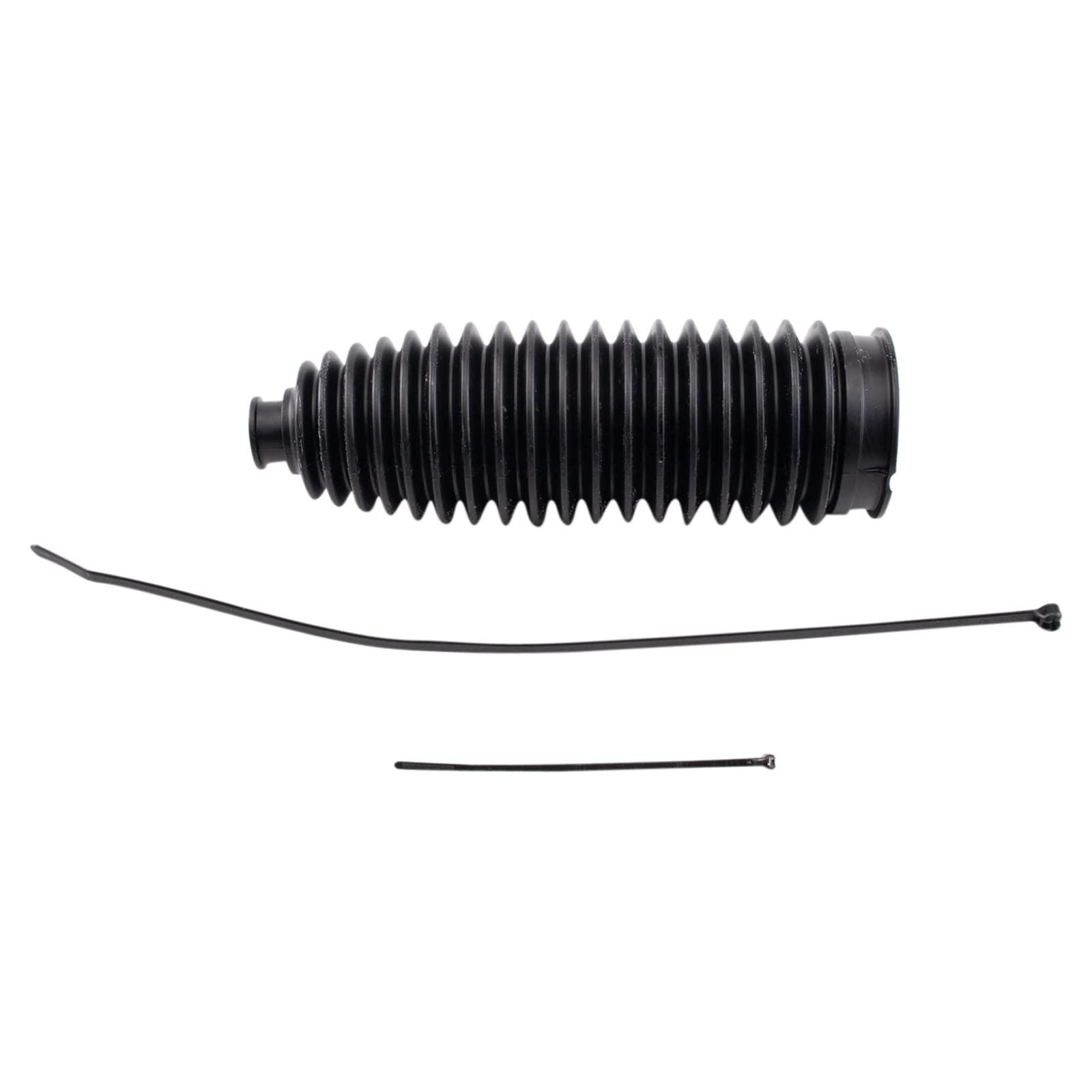 Trq Front Steering Kit Steering Rack & Pinion Bellow Tie Rod Compatible With 2010-2013 Ford Transit Connect