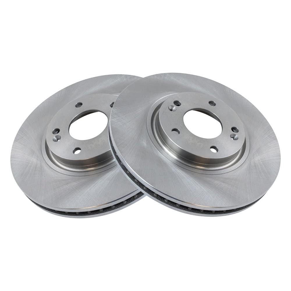 Trq Front Brake Rotors Set Vented Compatible With 2006-2011 Hyundai Azera 2003-2005 Xg350 2004-2009 Kia Amanti