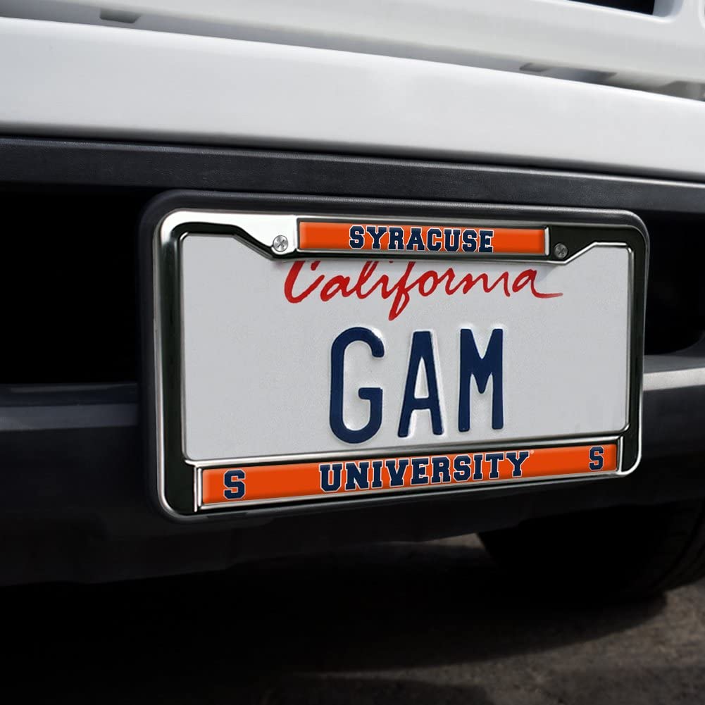 GRAPHICS & MORE Metal License Plate Frame - Syracuse University Alumni, Full Size, One Size