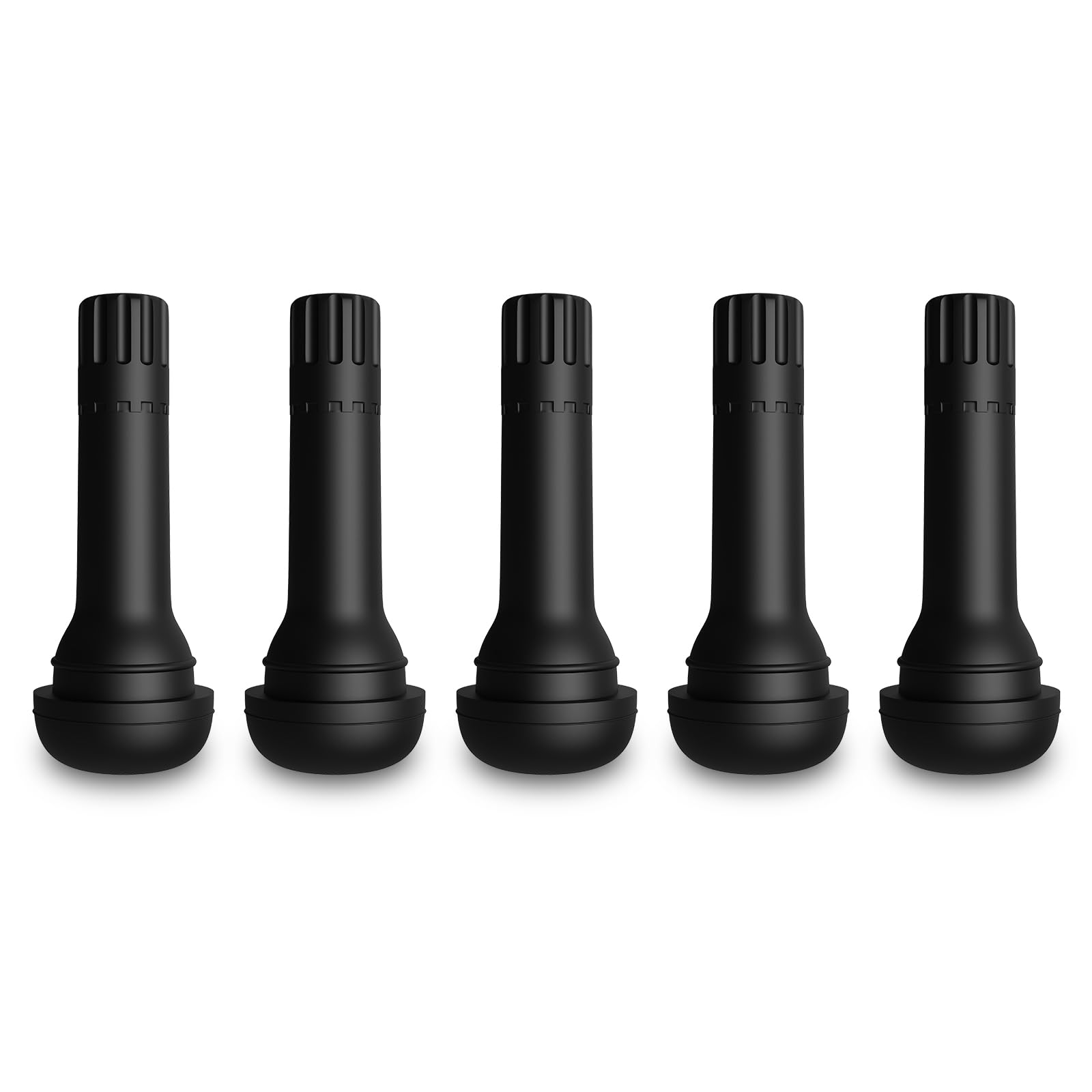 Sunsoul Tr414 Brass Stem Epdm Rubber Snap-In Tire Valve Stems For 0.453 Inch 11.5Mm Rim Holes, Pack Of 5Pcs Valves