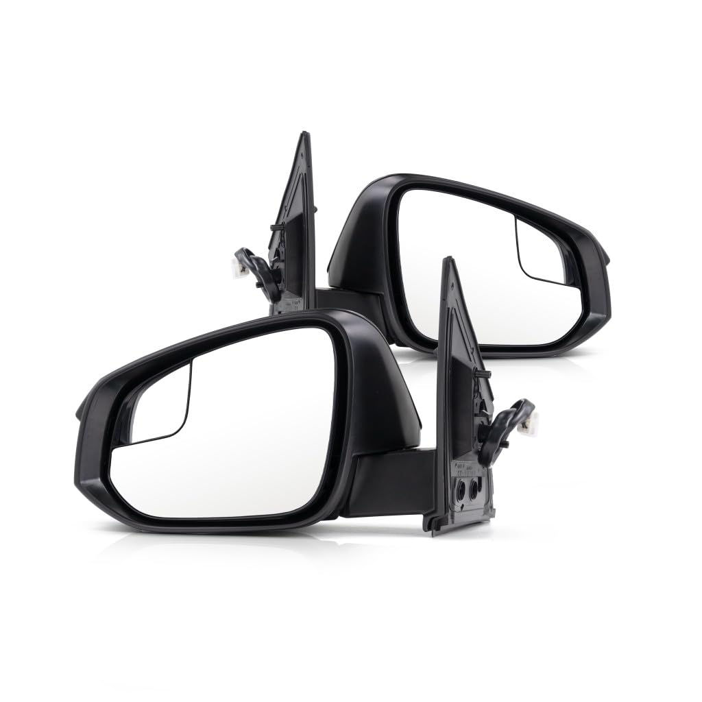 For Toyota RAV4 2016 2017 2018 Door Mirror Driver and Passenger Side | Pair | Power | Heated | w/Turn Signal | Paint to Match | 