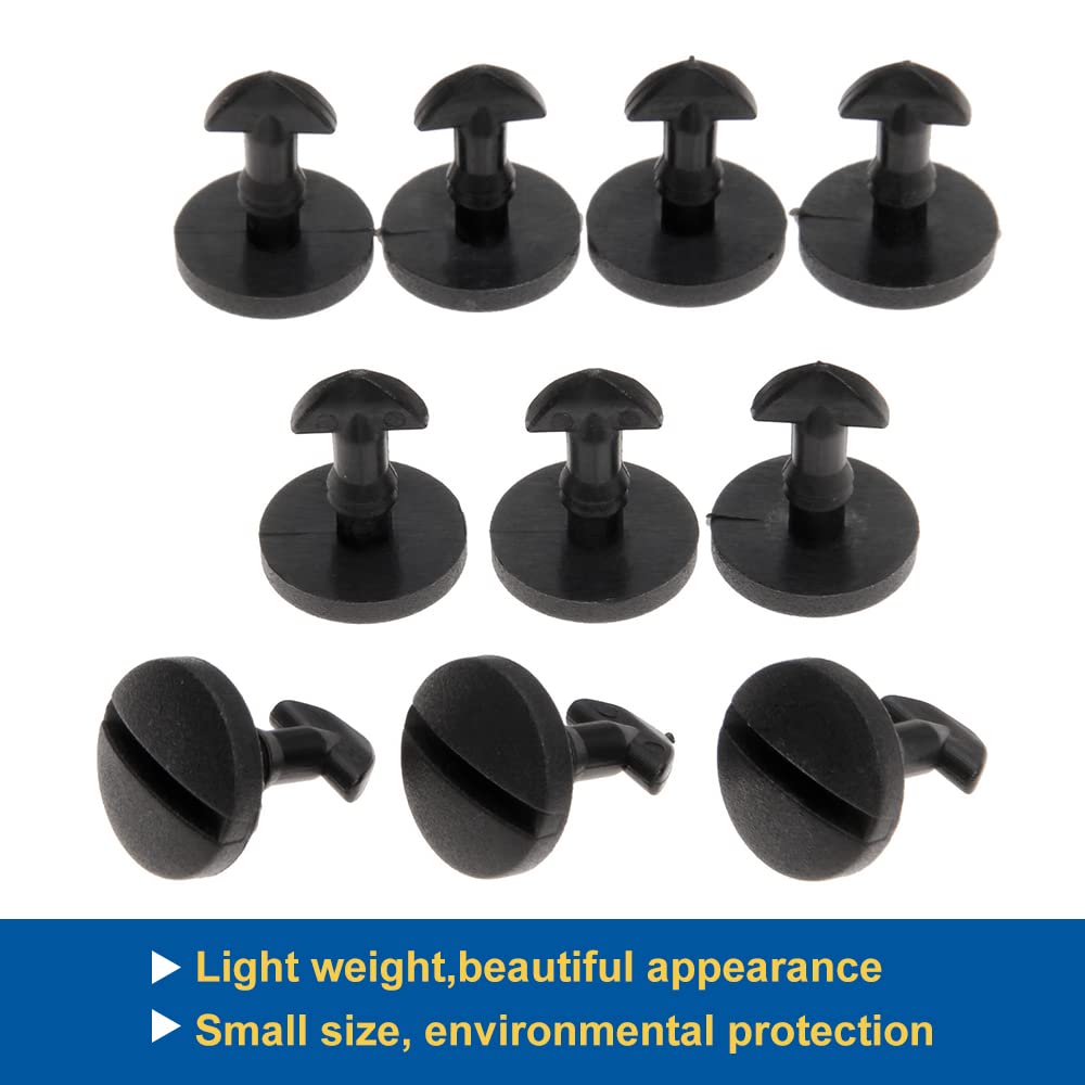 Mtsooning 10Pcs Rear Bumper Tow Cover Clips, Universal Plastic Fender Retainer Bottom Shield Fastener Replacement For Land Rover