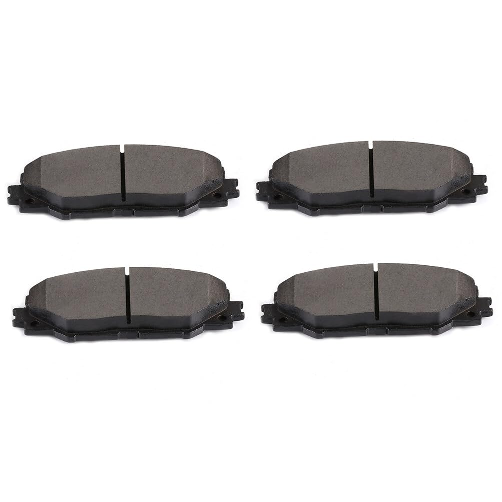 Cciyu D1211 Front Ceramic Disc Brake Pads Kit For Pontiac Vibe 09-10,For Scion Im 16,For Scion Tc 11-16,For Toyota Corolla Im 17
