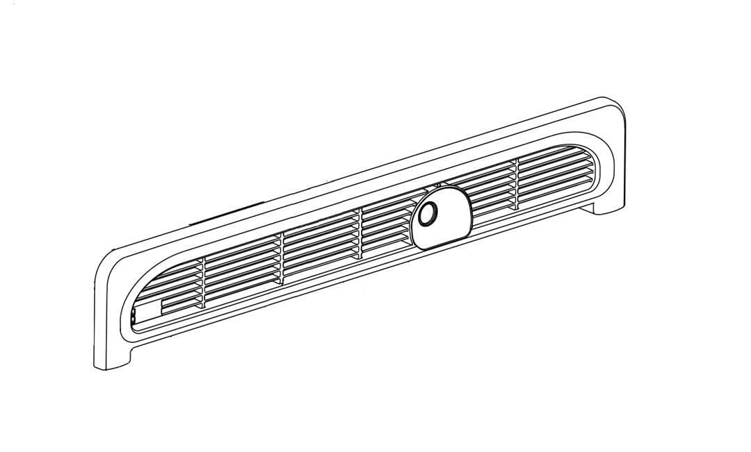 Norcold Inc Norcold 621634 Top Ventilation Grill