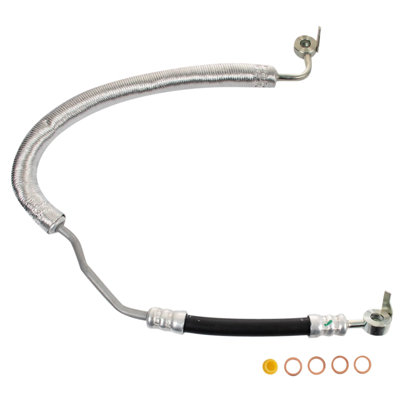 TRQ Power Steering Pressure Line Hose Assembly Compatible with 2007-2010 Ford Edge Lincoln MKX