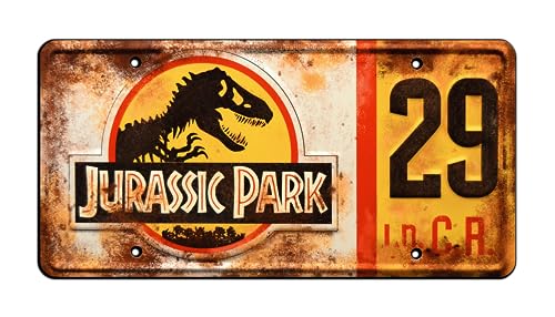 Jurassic Trilogy | #29 | Metal Stamped License Plate