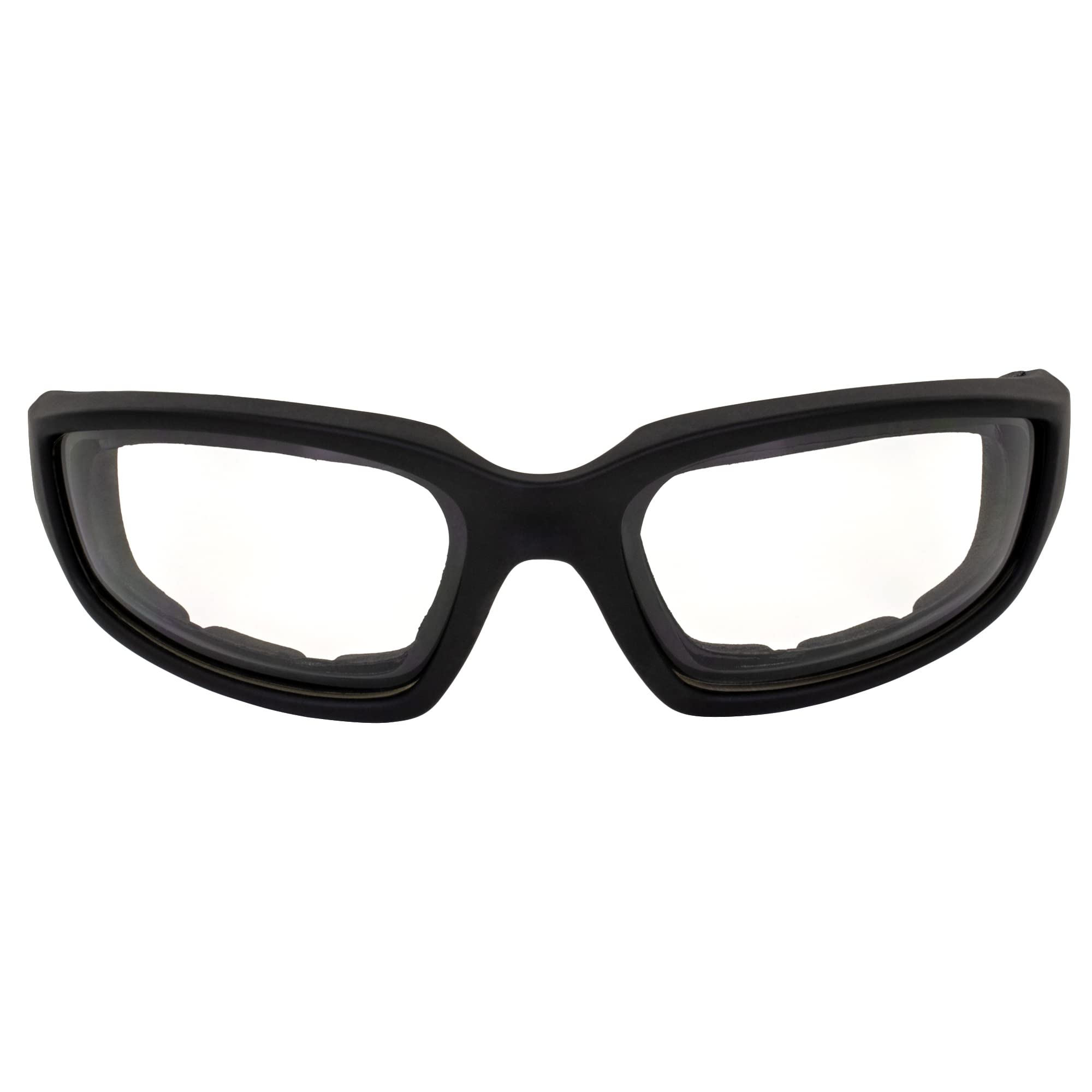 3 Pairs Of Global Vision Kickback Black Foam Padded Motorcycle Riding Sunglasses 1 Clear Lens 1 Smoke Lens And 1 Yellow Lens