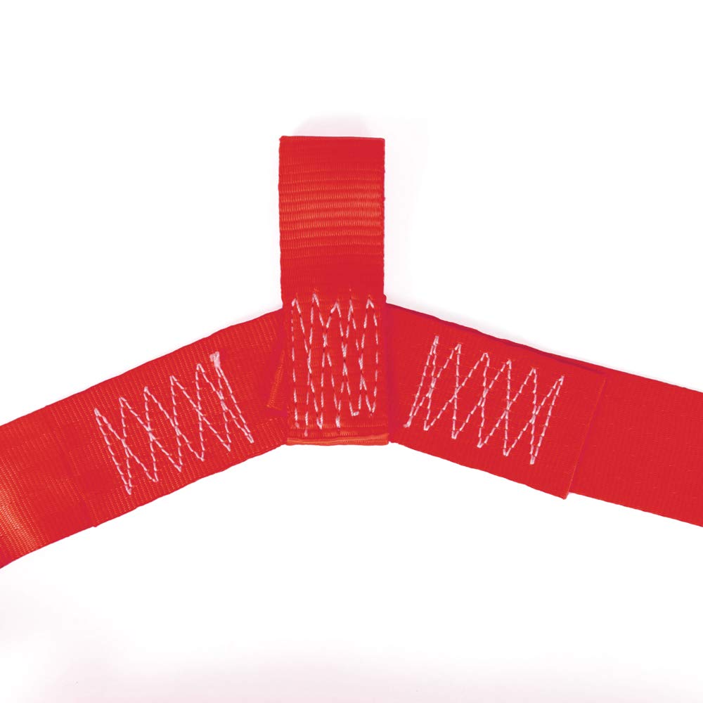 Moto4U Universal Motorcycle Rear Wheel Tie Down Strap In Red