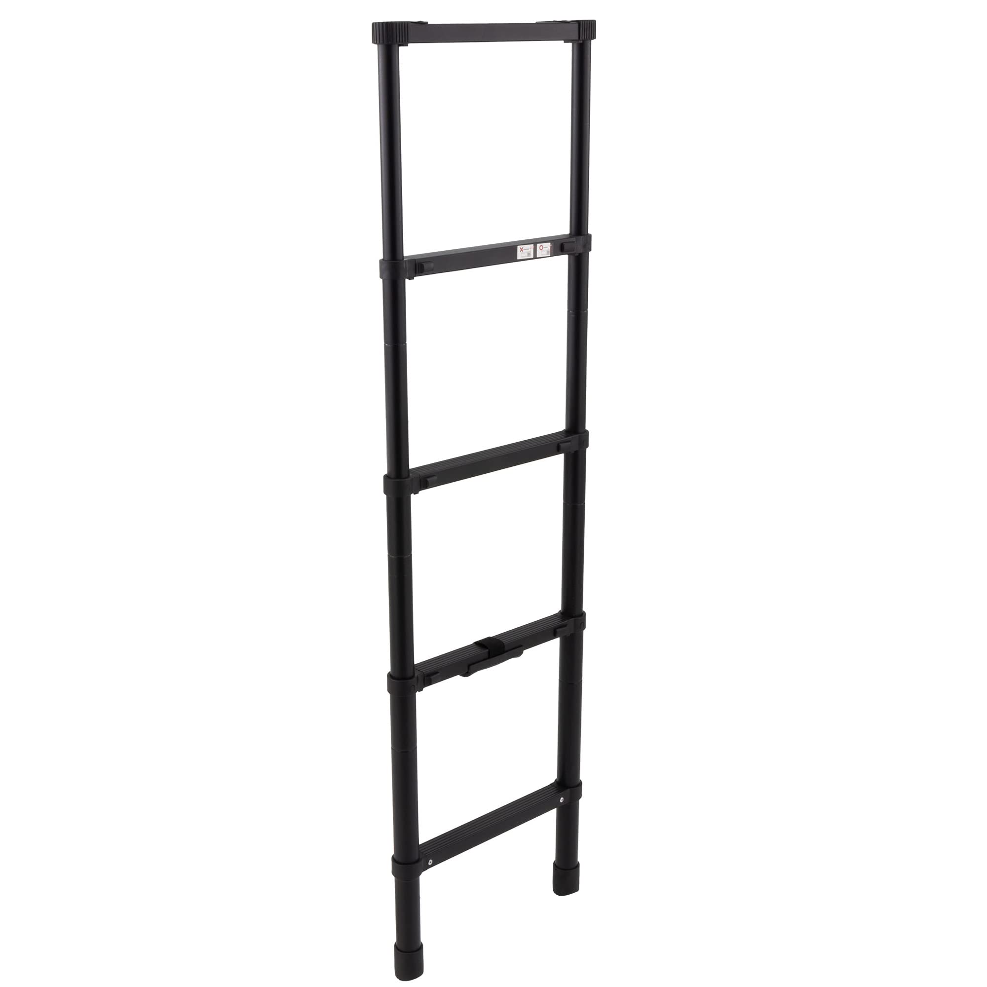 RecPro RV Telescoping Bunk Bed Ladder | Includes Mounting Brackets | Lightweight Aluminum Collapsible Construction (66)