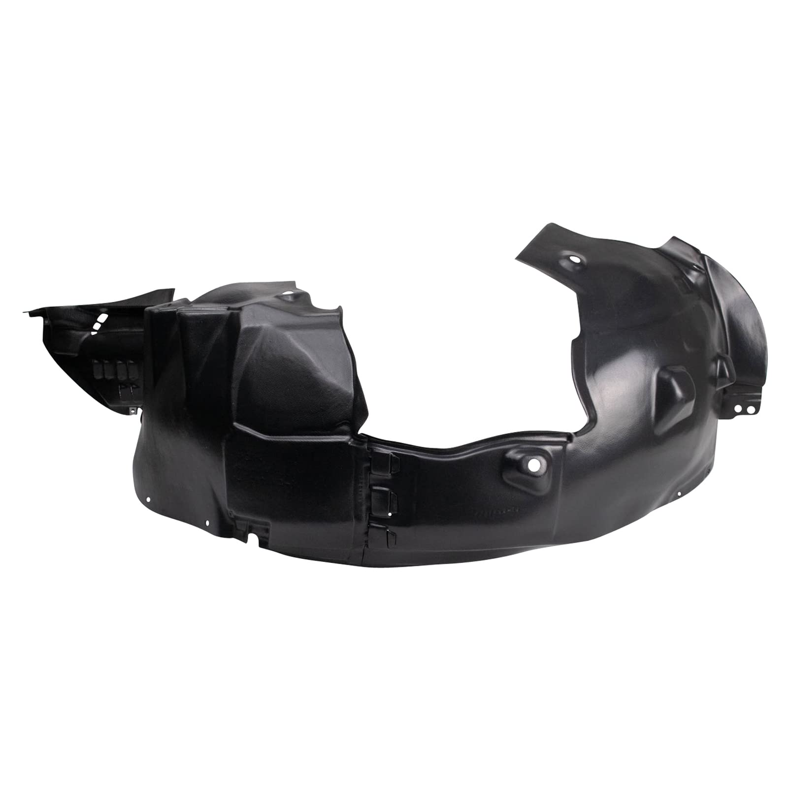 TRQ Front Left Inner Fender Liner Black Drivers Side Compatible with 2013-2016 Chevrolet Sonic GM1248241